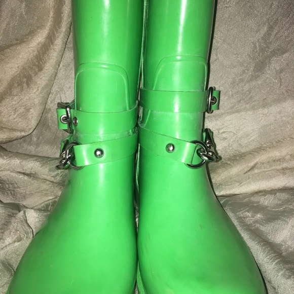 COACH ' LORI' Rain Boots 7B - Picture 2 of 8